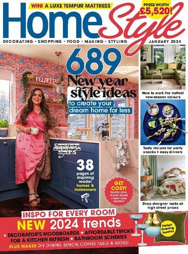 HomeStyle United Kingdom January 1st, 2024 Digital Back Issue Cover
