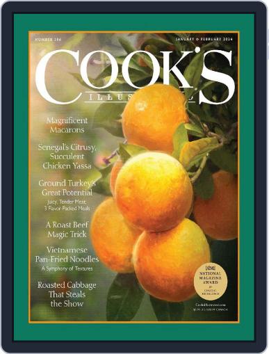 Cook's Illustrated January 1st, 2024 Digital Back Issue Cover