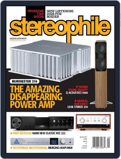 Stereophile January 1st, 2024 Digital Back Issue Cover