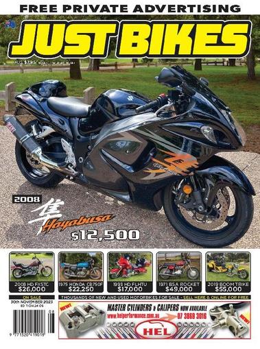 Just Bikes November 30th, 2023 Digital Back Issue Cover