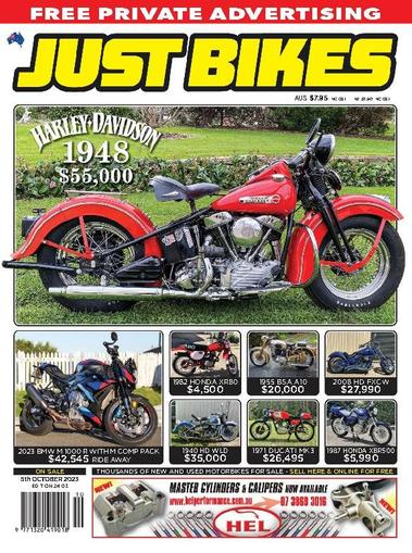 Just Bikes September 22nd, 2023 Digital Back Issue Cover