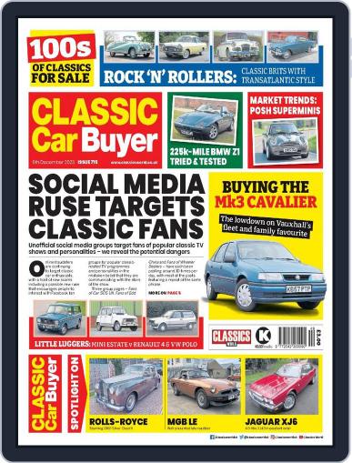 Classic Car Buyer December 6th, 2023 Digital Back Issue Cover