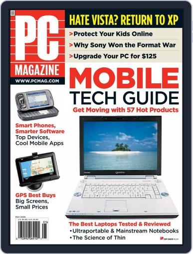 Pc April 4th, 2008 Digital Back Issue Cover