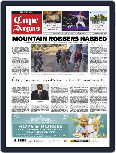 Cape Argus December 6th, 2023 Digital Back Issue Cover