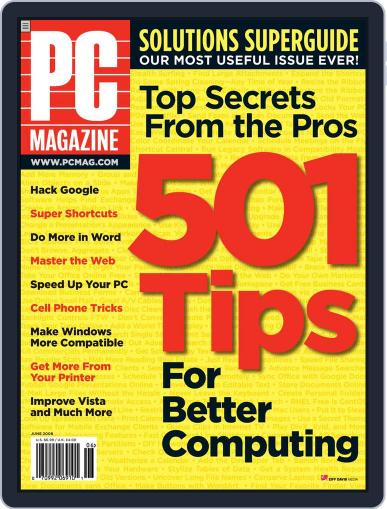 Pc May 2nd, 2008 Digital Back Issue Cover