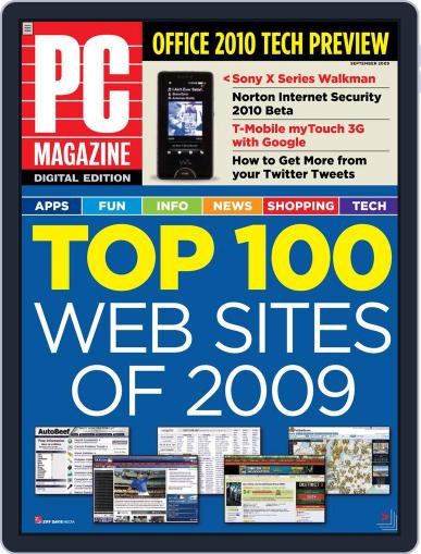 Pc August 24th, 2009 Digital Back Issue Cover