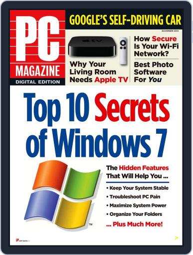 Pc October 31st, 2010 Digital Back Issue Cover
