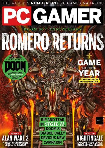PC Gamer United Kingdom January 1st, 2024 Digital Back Issue Cover