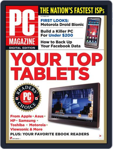 Pc September 29th, 2011 Digital Back Issue Cover
