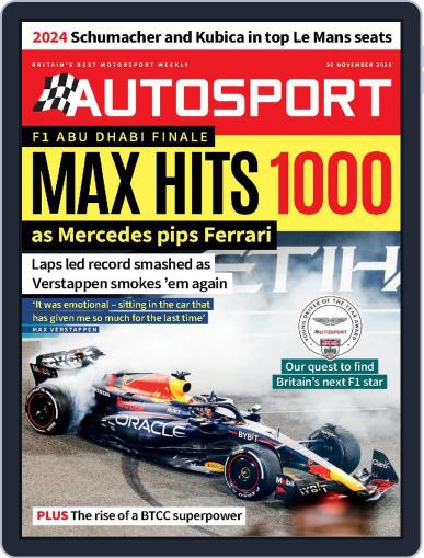Autosport November 30th, 2023 Digital Back Issue Cover