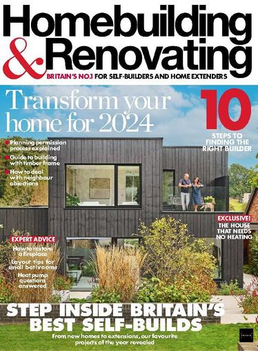 Homebuilding & Renovating January 1st, 2024 Digital Back Issue Cover