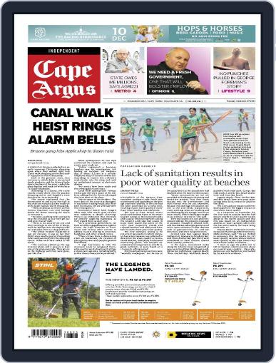Cape Argus December 7th, 2023 Digital Back Issue Cover