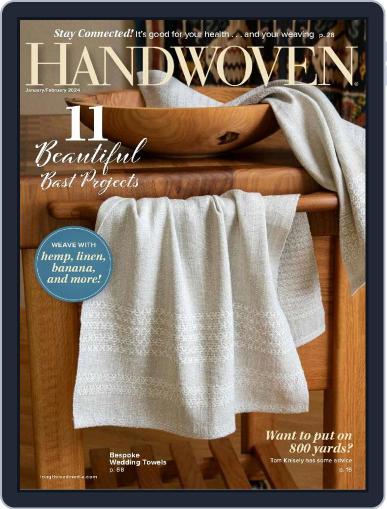 Handwoven January 1st, 2024 Digital Back Issue Cover