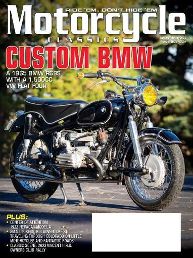 Motorcycle Classics January 1st, 2024 Digital Back Issue Cover