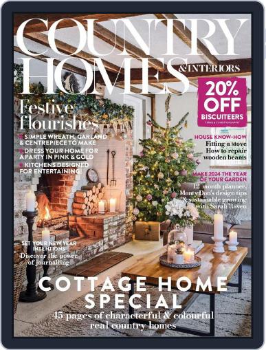 Country Homes & Interiors January 1st, 2024 Digital Back Issue Cover