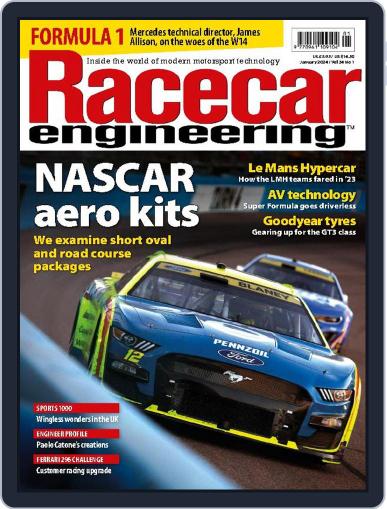 Racecar Engineering January 1st, 2024 Digital Back Issue Cover