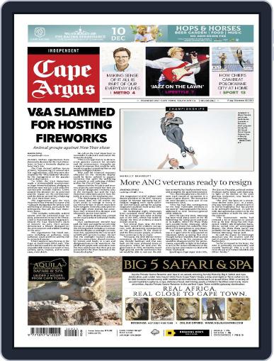 Cape Argus December 8th, 2023 Digital Back Issue Cover