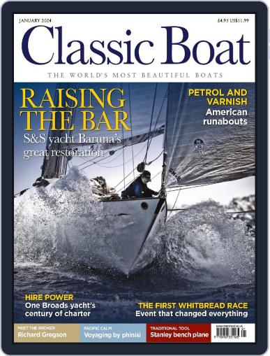 Classic Boat January 1st, 2024 Digital Back Issue Cover