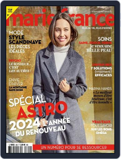 Marie France December 1st, 2023 Digital Back Issue Cover