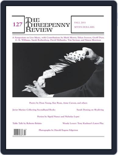 The Threepenny Review September 1st, 2011 Digital Back Issue Cover