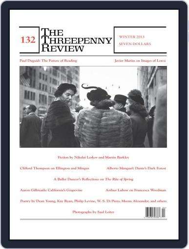 The Threepenny Review December 1st, 2012 Digital Back Issue Cover
