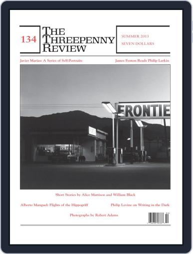 The Threepenny Review June 1st, 2013 Digital Back Issue Cover