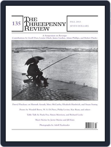 The Threepenny Review September 1st, 2013 Digital Back Issue Cover
