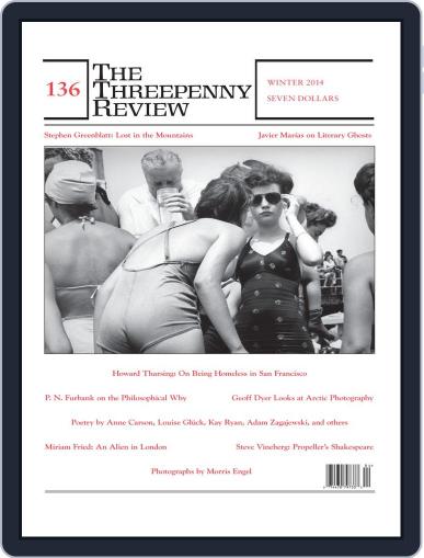 The Threepenny Review December 1st, 2013 Digital Back Issue Cover