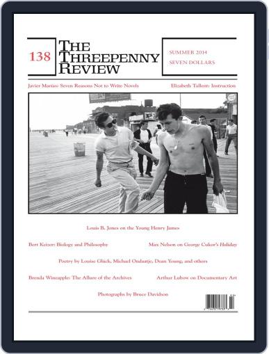 The Threepenny Review June 1st, 2014 Digital Back Issue Cover