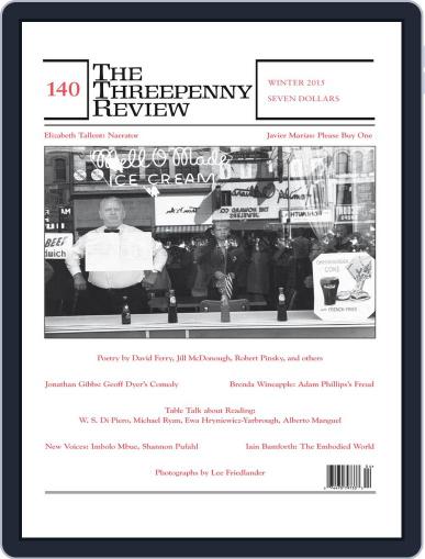 The Threepenny Review December 1st, 2014 Digital Back Issue Cover