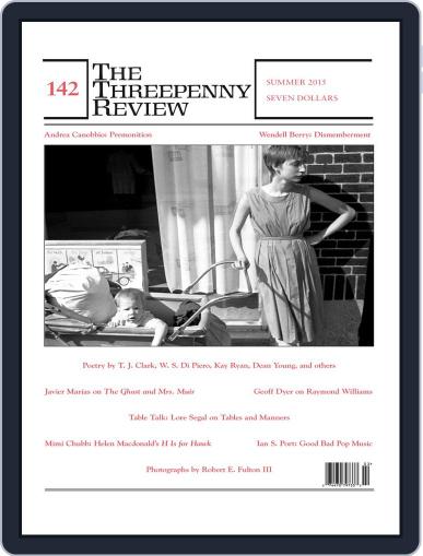 The Threepenny Review June 1st, 2015 Digital Back Issue Cover