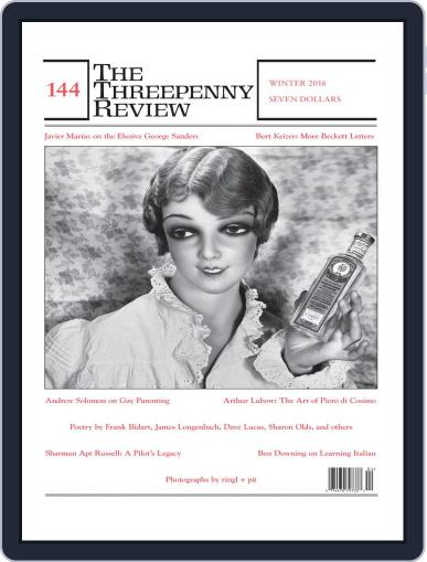 The Threepenny Review December 1st, 2015 Digital Back Issue Cover