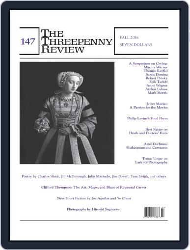 The Threepenny Review October 1st, 2016 Digital Back Issue Cover