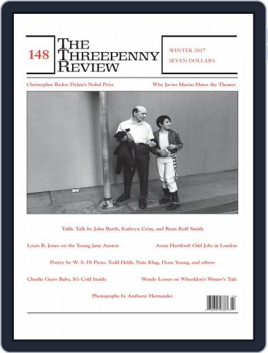 The Threepenny Review January 1st, 2017 Digital Back Issue Cover