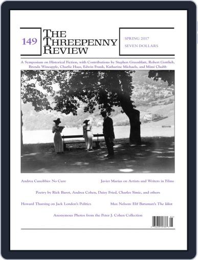 The Threepenny Review April 1st, 2017 Digital Back Issue Cover