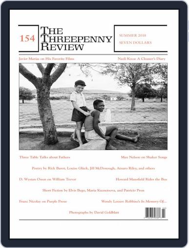 The Threepenny Review July 1st, 2018 Digital Back Issue Cover