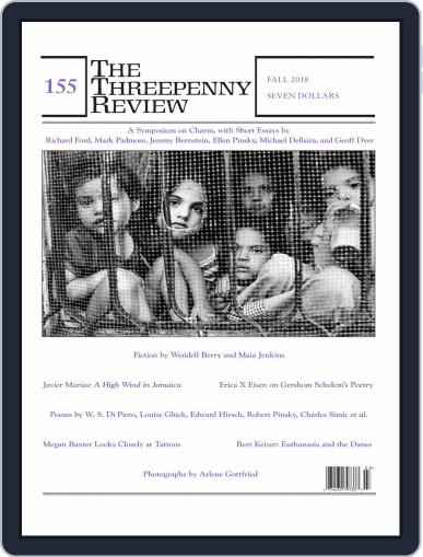 The Threepenny Review August 1st, 2018 Digital Back Issue Cover