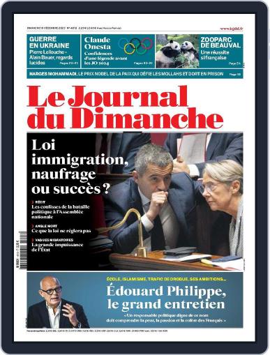 Le Journal du dimanche December 10th, 2023 Digital Back Issue Cover