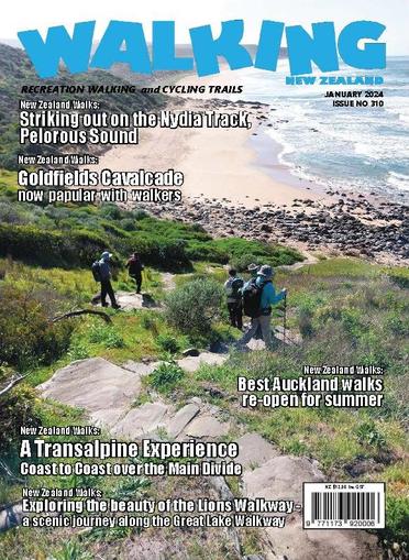 Walking New Zealand January 1st, 2024 Digital Back Issue Cover