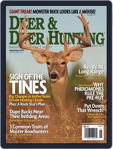 Deer & Deer Hunting August 6th, 2013 Digital Back Issue Cover