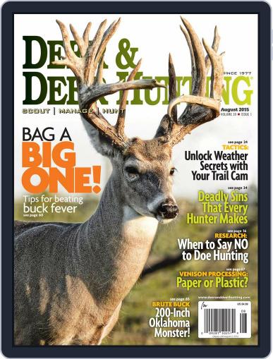 Deer & Deer Hunting June 9th, 2015 Digital Back Issue Cover