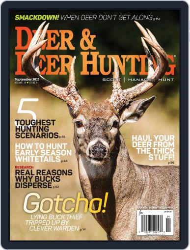 Deer & Deer Hunting September 1st, 2015 Digital Back Issue Cover