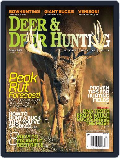 Deer & Deer Hunting October 1st, 2015 Digital Back Issue Cover