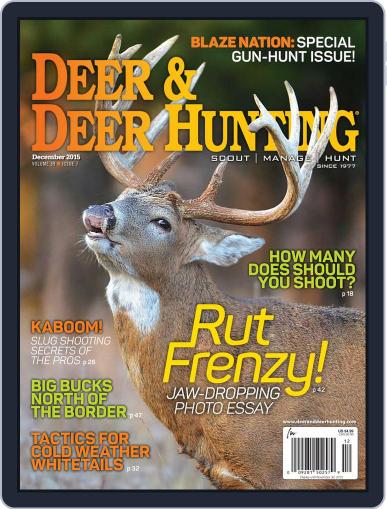 Deer & Deer Hunting December 1st, 2015 Digital Back Issue Cover