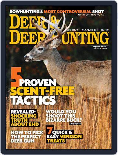Deer & Deer Hunting September 1st, 2017 Digital Back Issue Cover