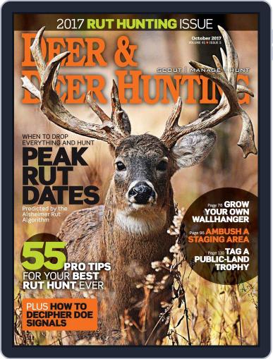 Deer & Deer Hunting October 1st, 2017 Digital Back Issue Cover