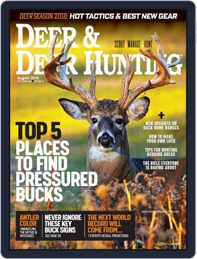 Deer & Deer Hunting August 1st, 2018 Digital Back Issue Cover