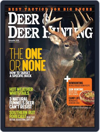 Deer & Deer Hunting November 1st, 2018 Digital Back Issue Cover