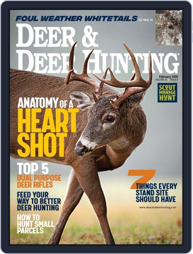 Deer & Deer Hunting February 1st, 2019 Digital Back Issue Cover