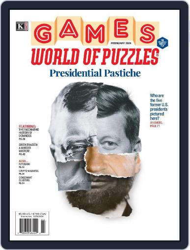 Games World of Puzzles February 1st, 2024 Digital Back Issue Cover